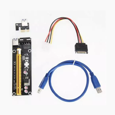 ExtenciГіn Riser Usb Pci - e 1x 16x, Con Capacitadores SГіlidos