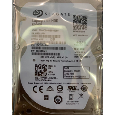 Disco Duro Para Laptop Seagate 500gb Thin Nuevo 0 Hora 7200rpm