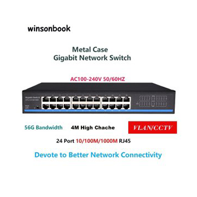 SWITCH MERCURY SG124D 24 puertos Gigabit  10/100/1000Mbps